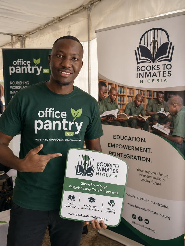Office Pantry NG partnering with Books to Inmates Nigeria