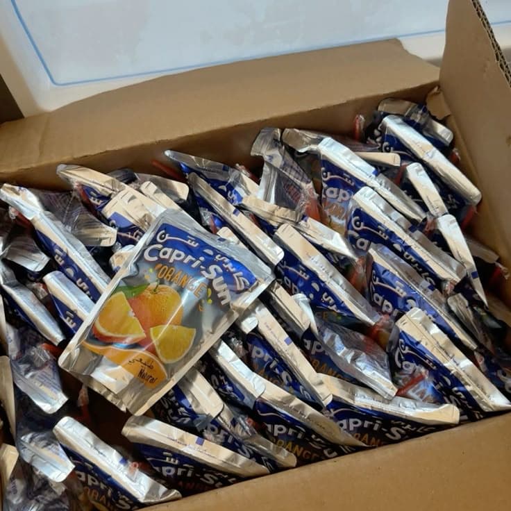 Capri-Sun juice pouches for office refreshment