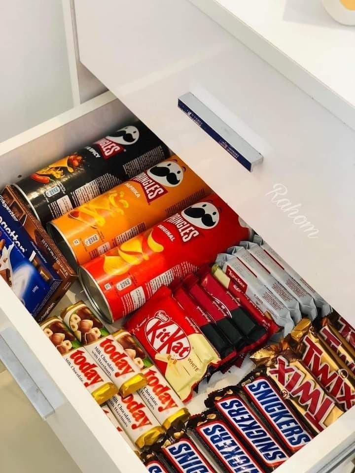 Large wooden snack display