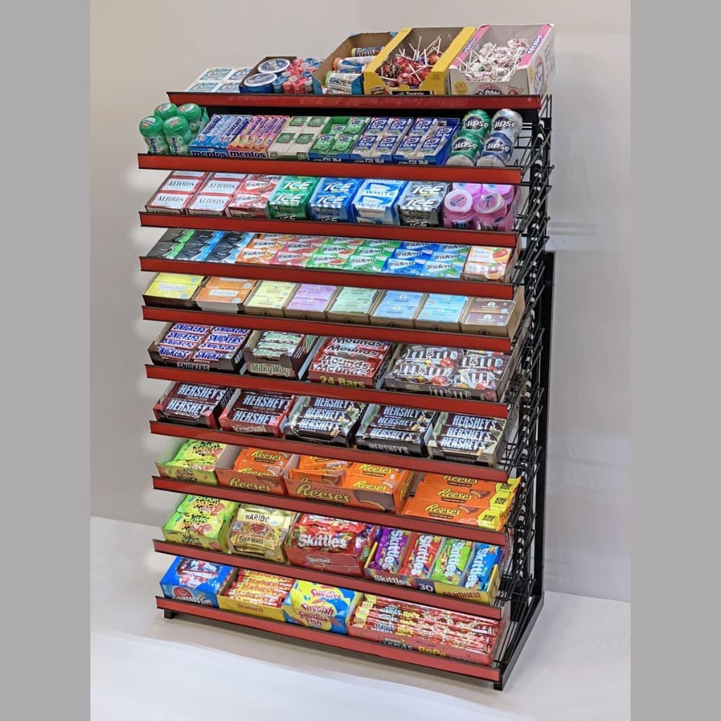 Candy and snack display rack