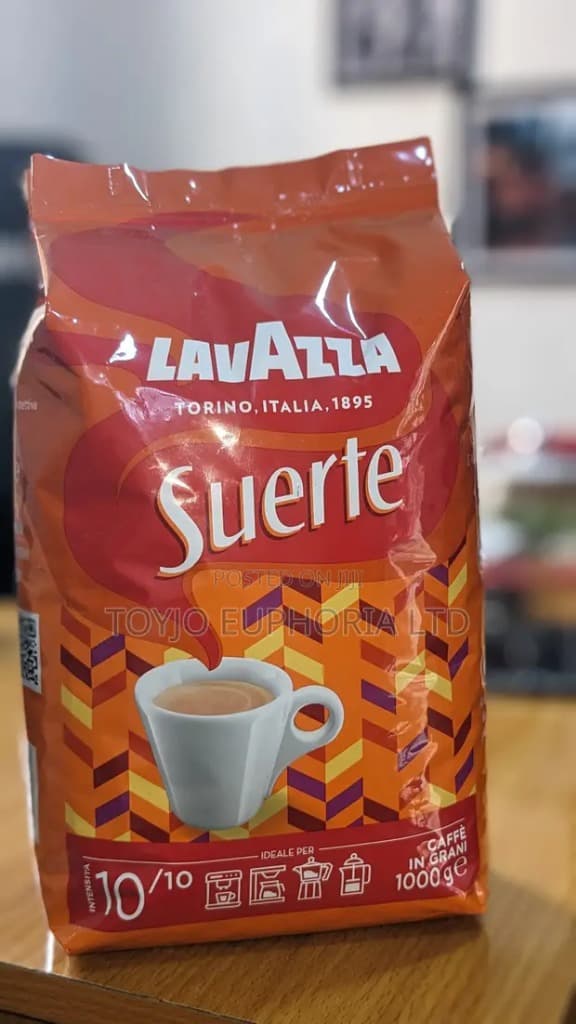 Lavazza Suerte coffee beans bag