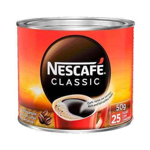 Nescafe Classic instant coffee tin